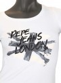 Tee shirt Pepe Jeans Ziggy Blanc